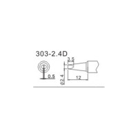 Насадка паяльная QUICK 303-2,4D