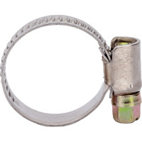 Червячный хомут РОССНА 16х27 мм 1 1/16" нержавеющая сталь, винт, 5 шт. Р860711 DIY