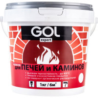 Краска для печей и каминов Palizh GOL expert 141 белая 3 кг 11605685