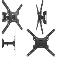 Наклонно-поворотный кронштейн для телевизора 26-65 ONKRON Black NP44