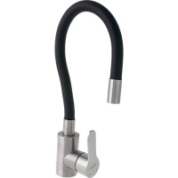 Кухонный смеситель OUTE с гибким изливом, черный T40193B-2