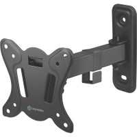 Наклонно-поворотный кронштейн для телевизора 10-32 ONKRON Black R2