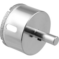 Коронка с центрирующим сверлом по стеклу и керамике (50х55 мм) Vertextools 336-50-55