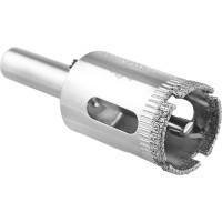 Коронка с центрирующим сверлом по стеклу и керамике (20Х55 мм) Vertextools 336-20-55