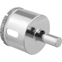 Коронка с центрирующим сверлом по стеклу и керамике (40х55 мм) Vertextools 336-40-55
