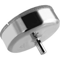 Коронка с центрирующим сверлом по стеклу и керамике (90х55 мм) Vertextools 336-90-55