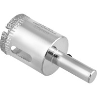 Коронка с центрирующим сверлом по стеклу и керамике (25х55 мм) Vertextools 336-25-55