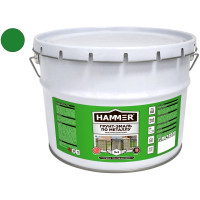 Грунт-эмаль по металлу HAMMER 3в1 б/с зеленая 10 кг ЭК000124255