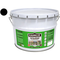 Грунт-эмаль по металлу HAMMER 3в1 б/с черная 10 кг ЭК000124258