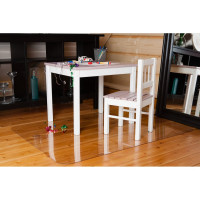 Защитный коврик под кресло BSL-office поликарбонат,гладкий, прямоугольный, прозрачный 1010121500