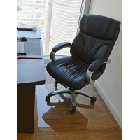 Защитный коврик для напольных покрытий BSL-office, поликарбонат 100х120 см, глянец, толщина 1 мм 1010101200