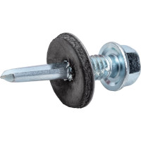 Саморез КР, оцинкованный, КРс ZP, 5,5х25 мм, удлиненное сверло, 50 шт. в контейнере Zitar 142300