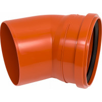 Отвод ПОЛИТЭК 160x45 градусов 160016045