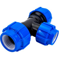 Переходной тройник Политэк 50х40х50 ТПК-АКВА 51504050