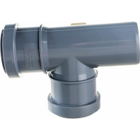 Тройник ПОЛИТЭК 50х50/87.5 градусов 205087