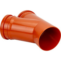 Тройник ПОЛИТЭК 160x160/45 градусов 160116045