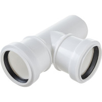 Тройник для бесшумной канализации ПОЛИТЭК из ПП, диаметр 50х50/87.5 градусов 200505087