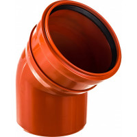 Отвод ПОЛИТЭК 110 мм, 45 градусов 200211045