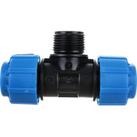 Тройник с наружной резьбой Политэк 25х1х25 ТПК-АКВА 51250125