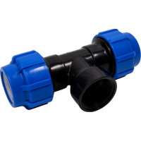 Тройник с внутренней резьбой Политэк 50х2х50 ТПК-АКВА 52500250