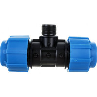 Тройник с наружной резьбой Политэк 32х3/4х32 ТПК-АКВА 51323432