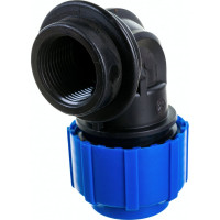 Отвод с внутренней резьбой Политэк 25х3/4 ТПК-АКВА 50022534