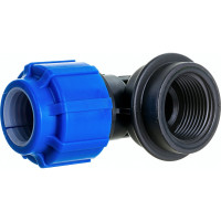 Отвод с внутренней резьбой Политэк 25х1 ТПК-АКВА 50022501