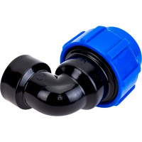 Отвод с внутренней резьбой Политэк 50х1 1/2 ТПК-АКВА 50025112