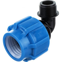 Отвод с наружной резьбой Политэк 40х1 ТПК-АКВА 50014001