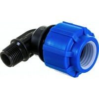 Отвод с наружной резьбой Политэк 25х1/2 ТПК-АКВА 50012512