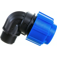 Отвод с наружной резьбой Политэк 32х1 ТПК-АКВА 50013201