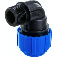 Отвод с наружной резьбой Политэк 25х3/4 ТПК-АКВА 50012534