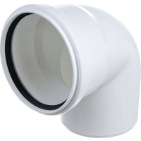 Отвод ПОЛИТЭК для бесшумной канализации из ПП, диаметр 110х87.5 град. 100001187
