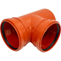 Тройник ПОЛИТЭК 160х160/87 градусов 160116087