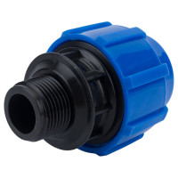 Муфта Политэк с наружной резьбой 40х1 ТПК-АКВА 50030140