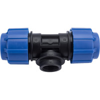 Тройник с внутренней резьбой Политэк 32х3/4х32 ТПК-АКВА 52323432