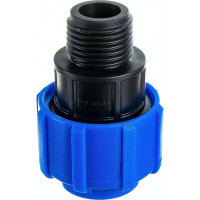 Муфта Политэк с наружной резьбой 20х1/2 ТПК-АКВА 50030020