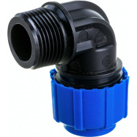 Отвод с наружной резьбой Политэк 25х1 ТПК-АКВА 50012501