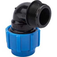 Отвод с наружной резьбой Политэк 40х1 1/2 ТПК-АКВА 50014112