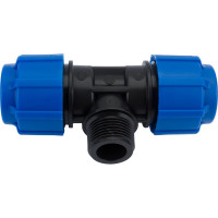 Тройник с наружной резьбой Политэк 32х1х32 ТПК-АКВА 51320132