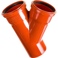 Тройник ПОЛИТЭК 110x110/45 градусов 200311045