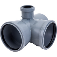 Крестовина ПОЛИТЭК двухплоскостная, 110х110х50/87.5 градусов, левая 1201103