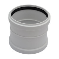 Двухраструбная муфта для бесшумной канализации ПОЛИТЭК из ПП, диаметр 110 300011020