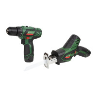 Набор инструментов STATUS 07125601: дрель-шуруповерт CT12-2Li + сабельная пила RS 500