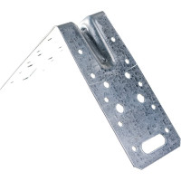 Крепежный угол усиленный Zitar 150х150х65 цинк 141939