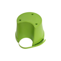 Цветочное кашпо на столб Протэкт 15х22 см, зеленый киви КЦ-15 ЗК