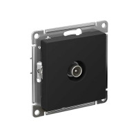 Розетка антенная одиночная Systeme Electric (Schneider Electric) AtlasDesign карбон TV коннектор ATN001093