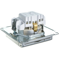 Розетка Systeme Electric AtlasDesign Алюминий с заземлением, со шторками, 16А ATN000346