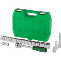 Набор инструментов INTERTOOL 21ед., 1/2", Cr-V ET-6021SP