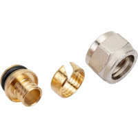 Соединитель Uni-Fitt обжим-В 16(2.0) х 1/2" конусный, для полиэтиленовых труб 681N1612